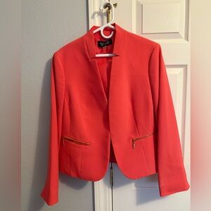 Coral Suit Blazer sz.14 Evan Picone Black Label